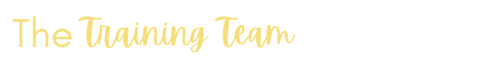 the split training team text