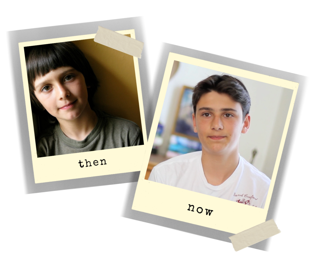 Theo SPLIT Film. Kid Then and Now